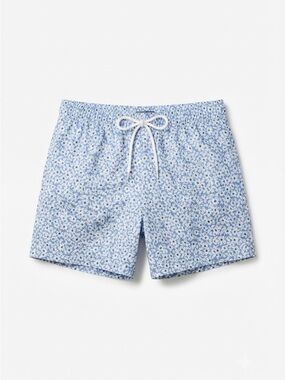 Slate & Stone Blue and White Floral Shorts